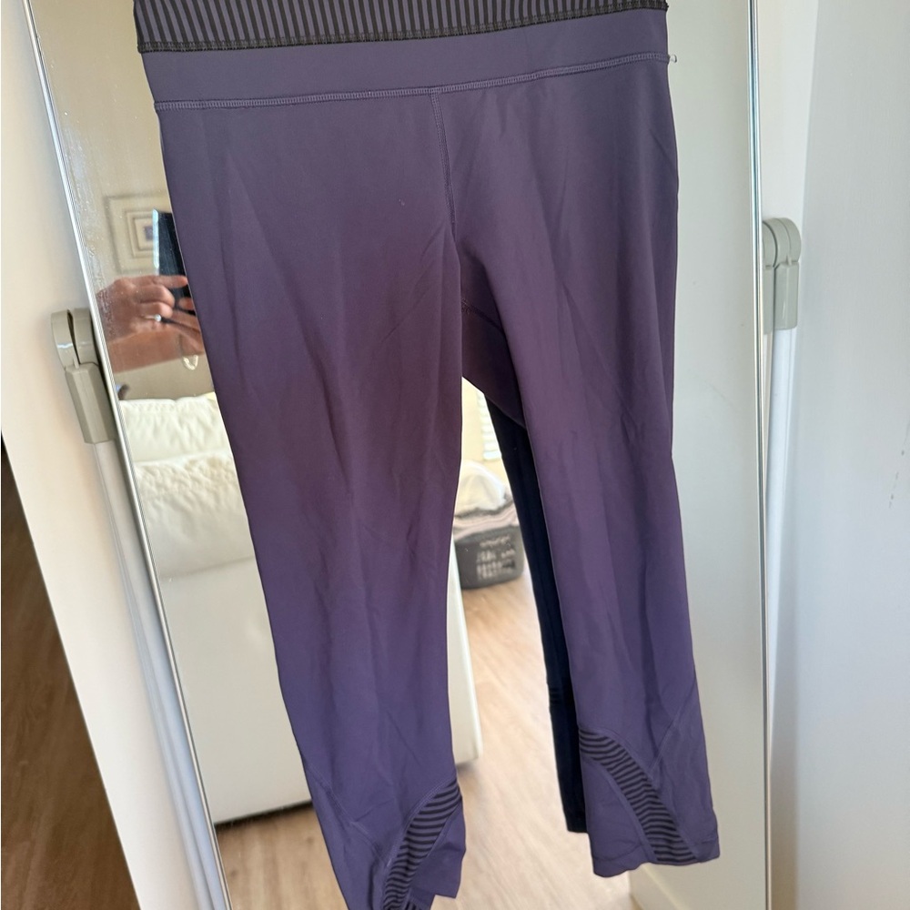 Lulu lemon Purple/gray with black details Leggings